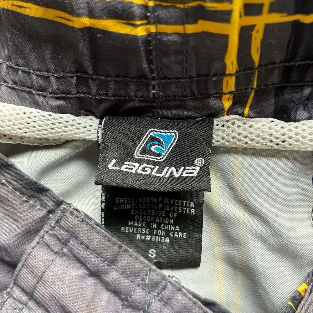 Laguna Plaid Board Shorts Y2K Surf Swim Trunks Small